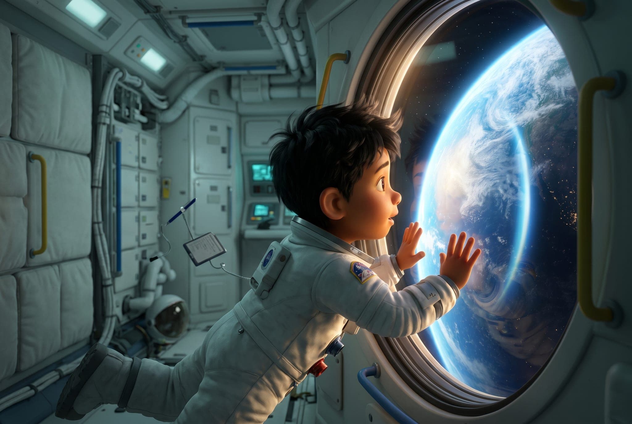 Mon premier voyage dans l'espace — scène d'intérieur 5