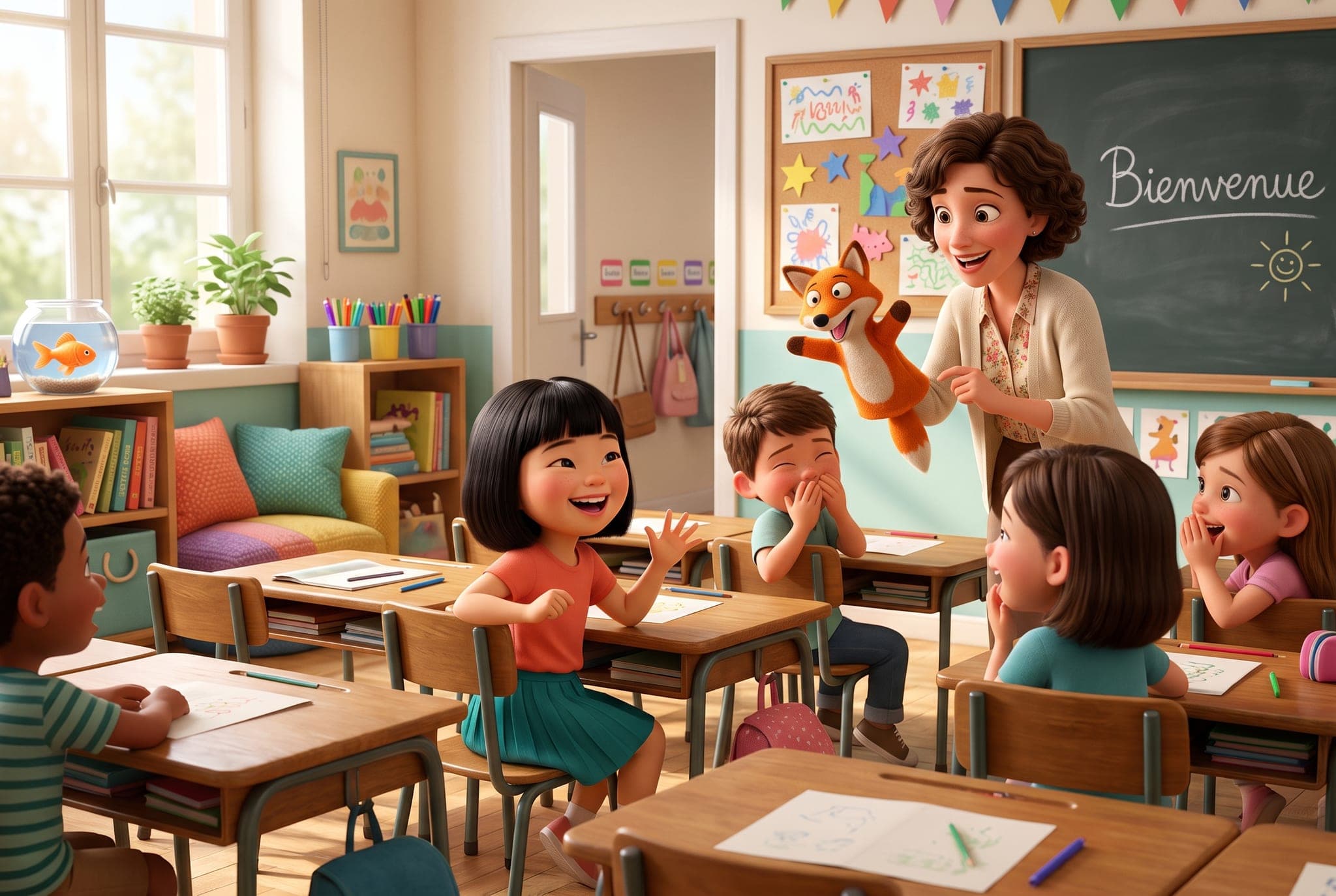 Ma rentrée des classes — scène d'intérieur 2