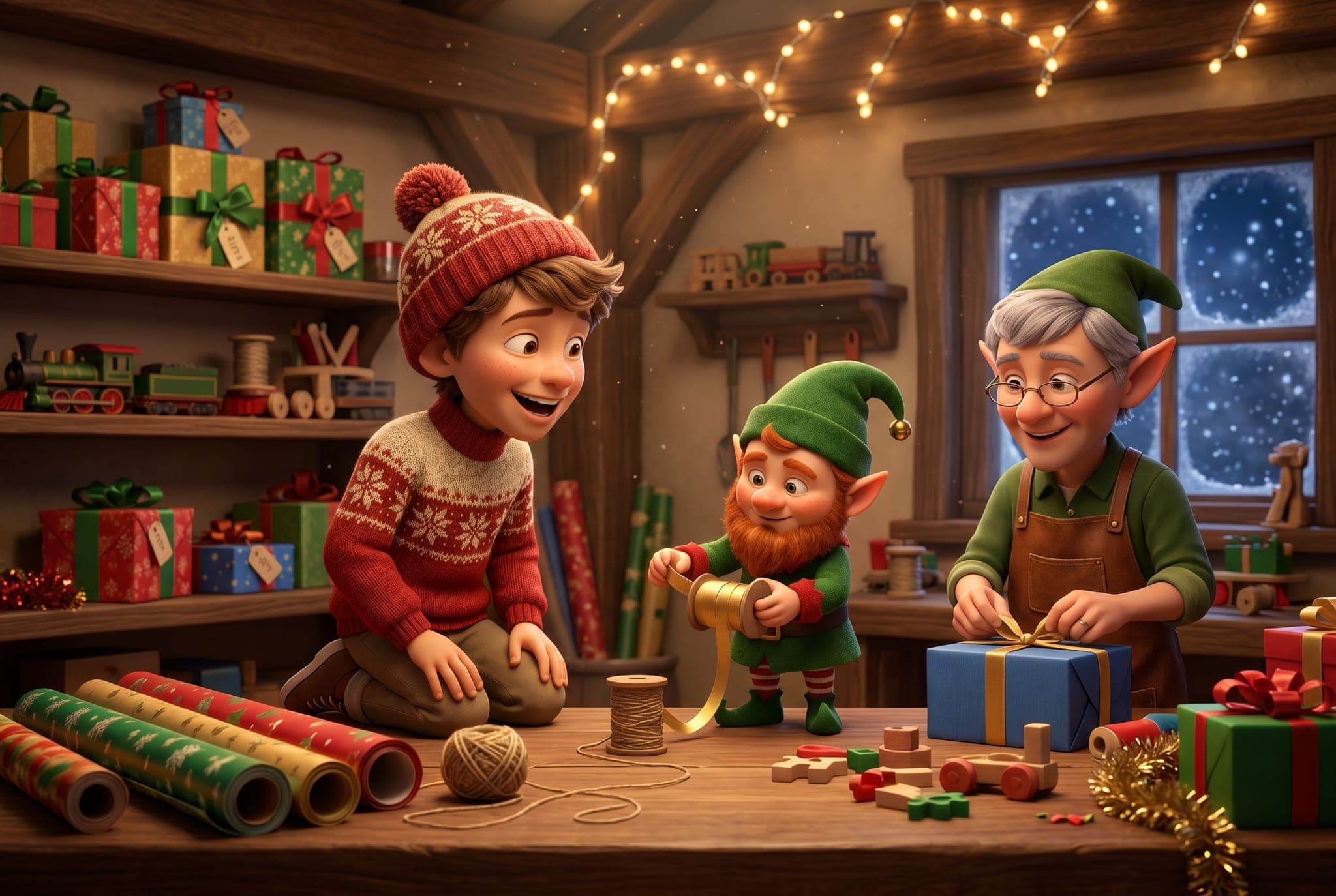 Mon Noël magique — scène d'intérieur 1