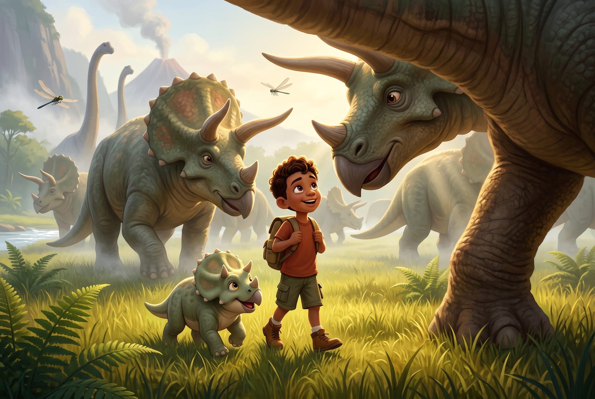La vallée des dinosaures — scène d'intérieur 1