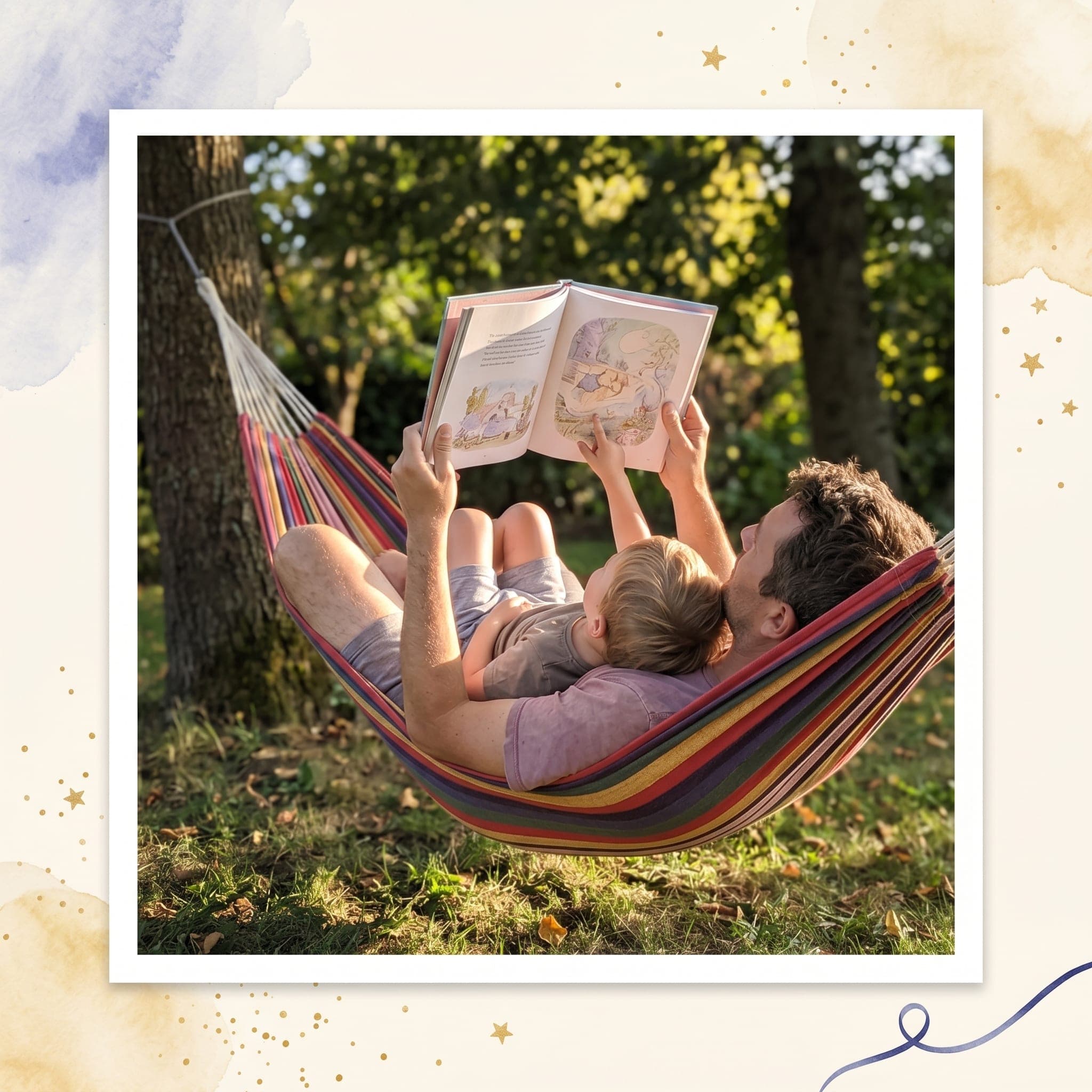 Mon papa et moi — moment de lecture en famille