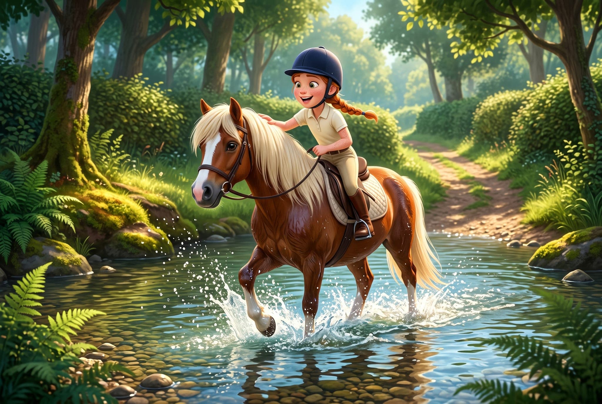 Mon poney et moi — scène d'intérieur 2