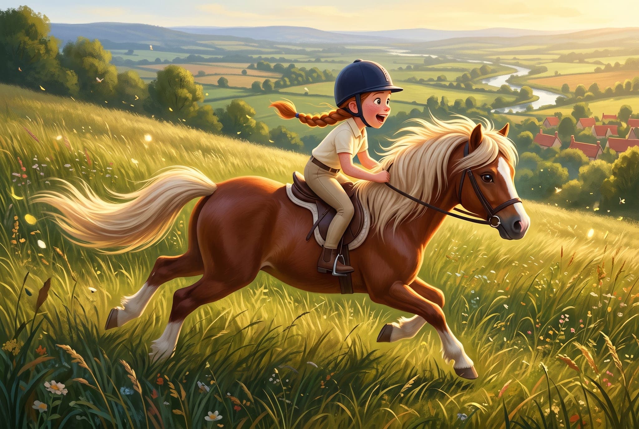 Mon poney et moi — scène d'intérieur 3