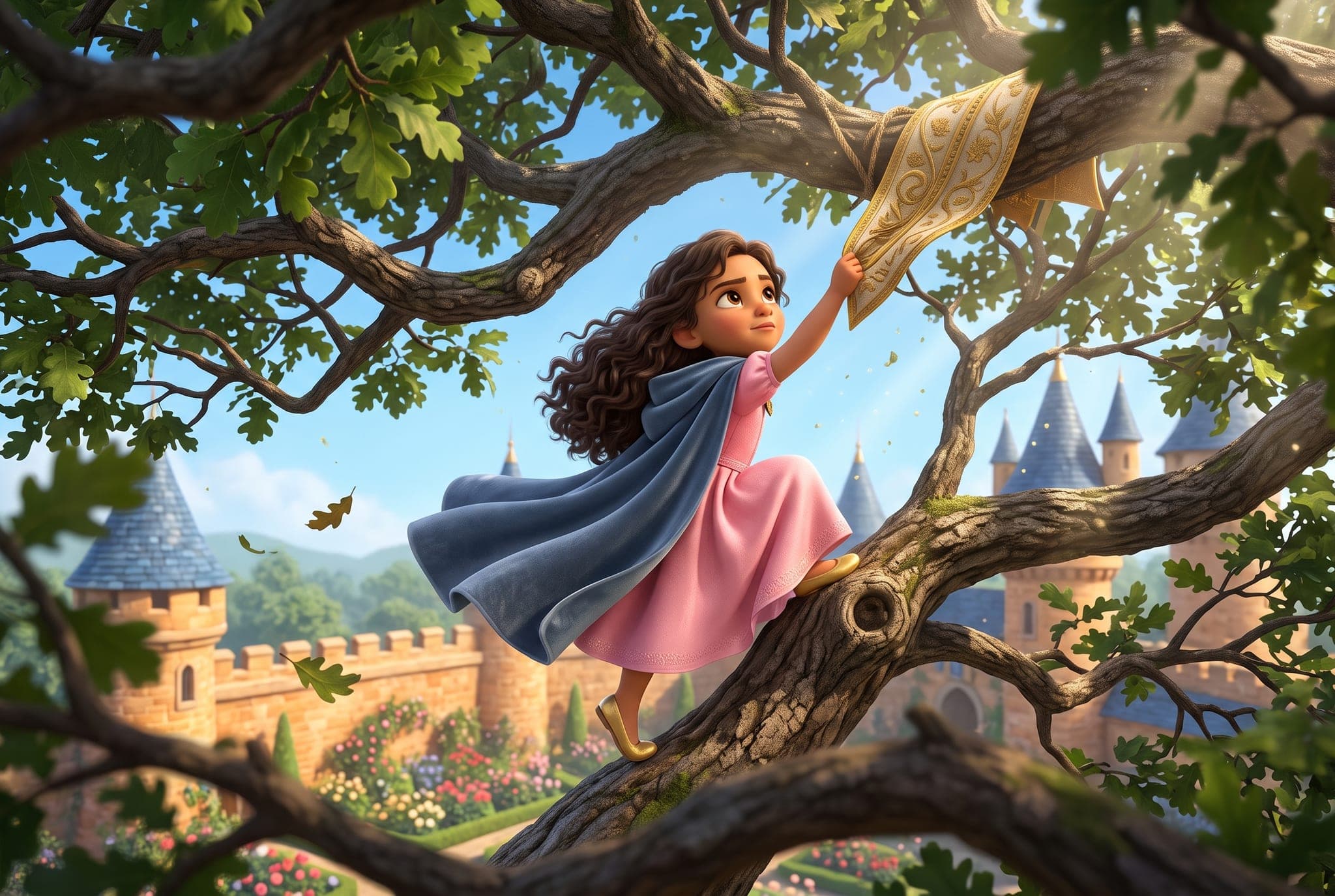 Petite princesse — scène d'intérieur 1