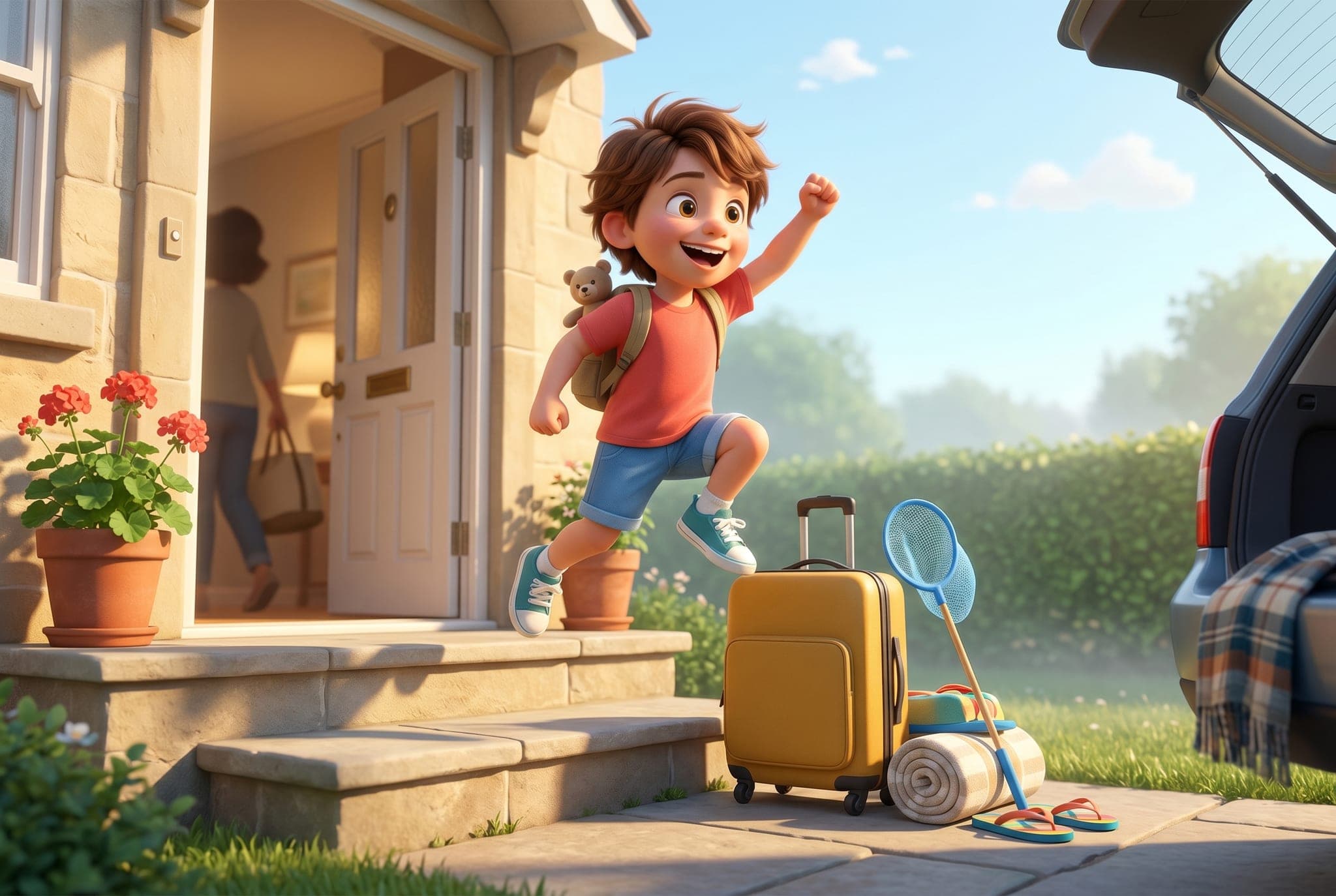 Mes vacances de héros — scène d'intérieur 1