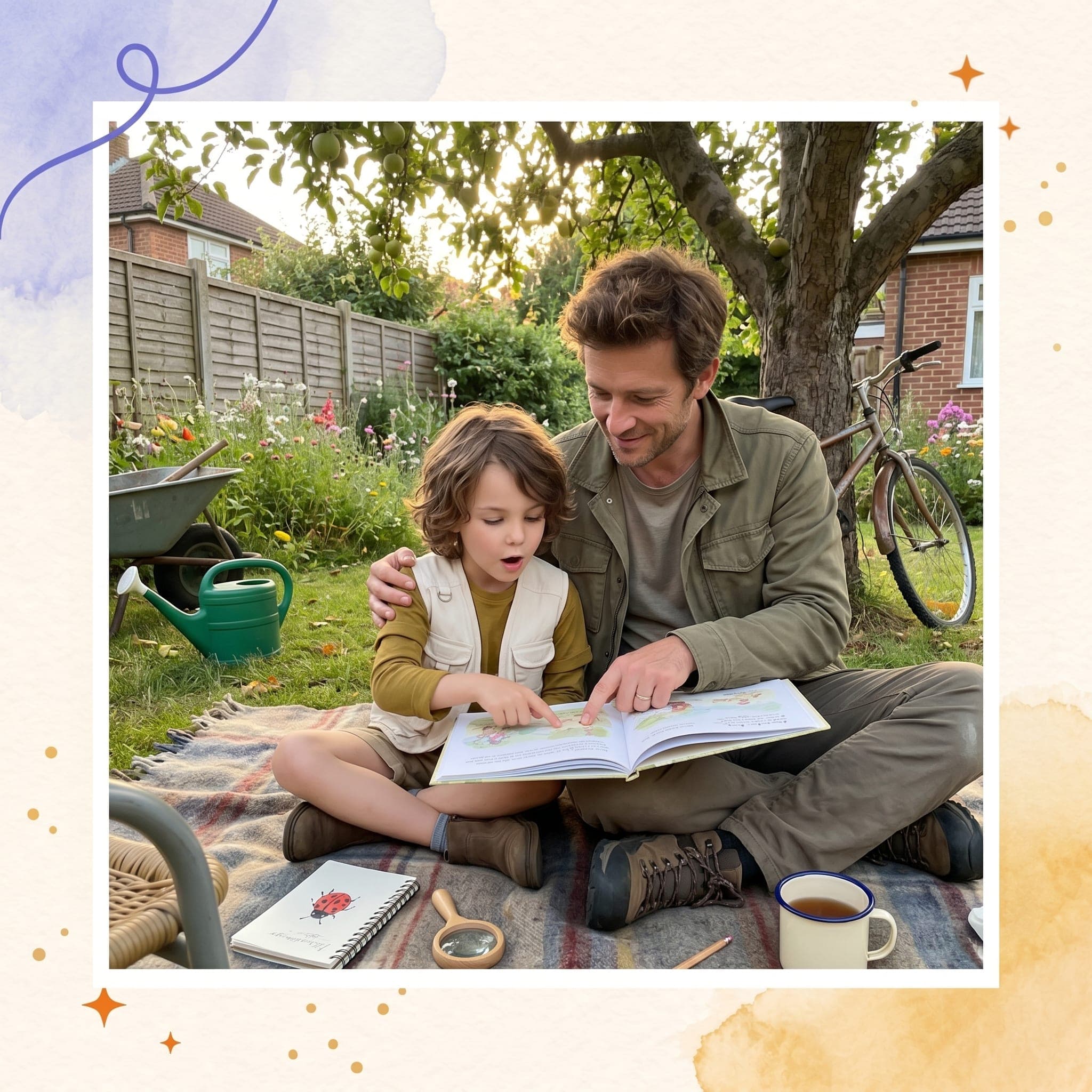 Mon premier carnet d'exploration — moment de lecture en famille